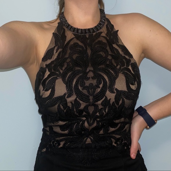 Gorgeous Zoey Grey Mermaid Style Grad Dress - Picture 3 of 7